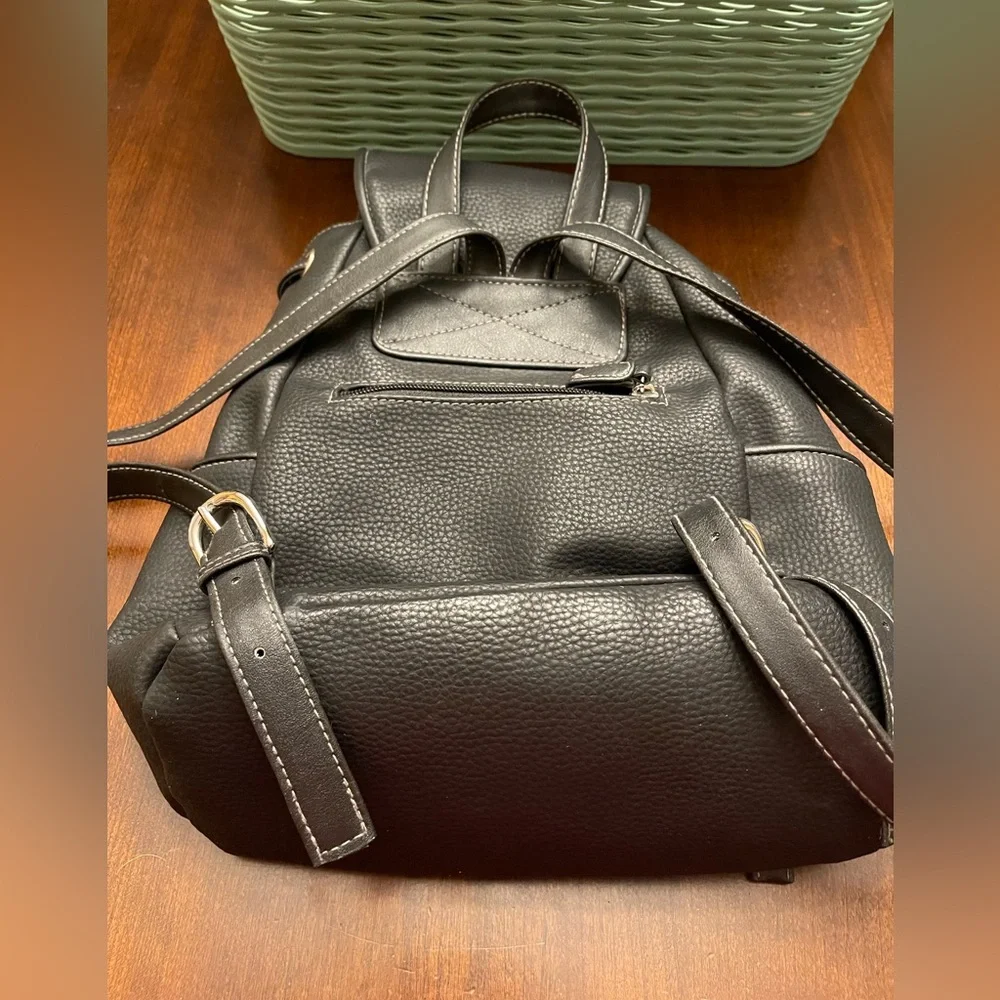 TOTES Mini Faux Leather Backpack